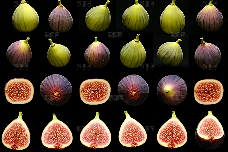 无花果高清美味摄影图