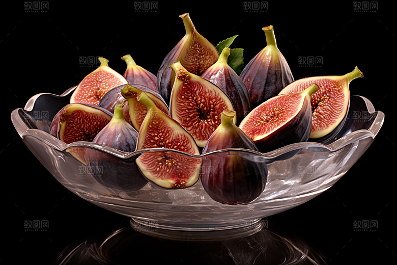 无花果高清美食摄影图