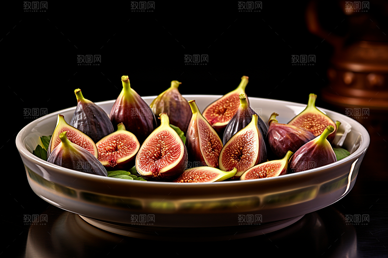 无花果高清清甜摄影图