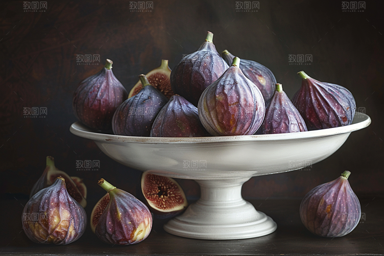 无花果素材美味摄影图