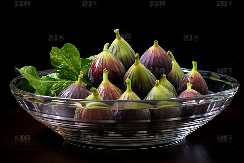 无花果美食美味摄影图