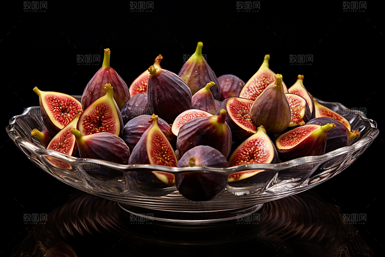 无花果美食素材摄影图