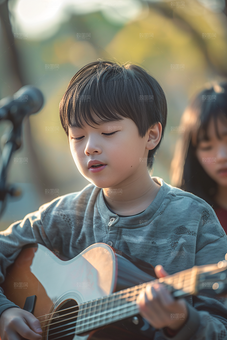 年轻人少年五四青年节摄影图