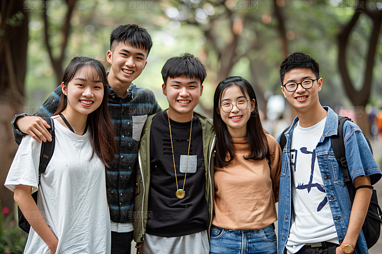 年轻人少年五四青年节摄影图