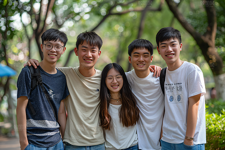 年轻人活力肖像摄影图