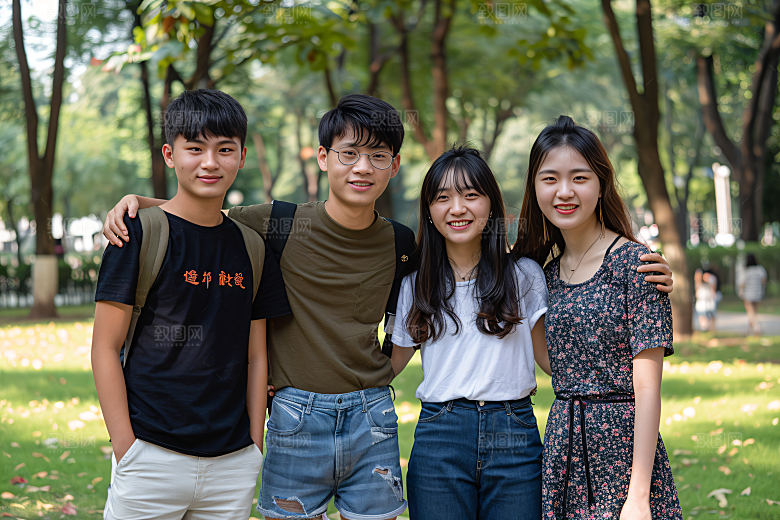 年轻人青春生活摄影图