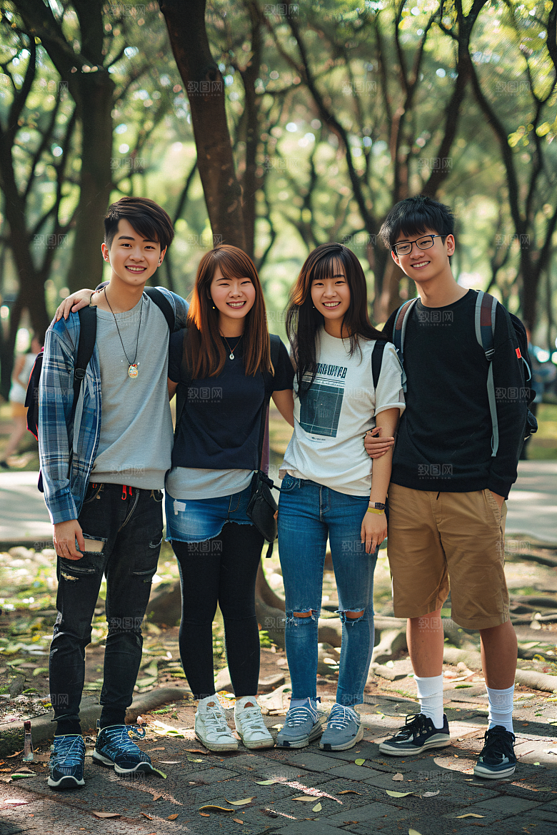 年轻人人物生活摄影图