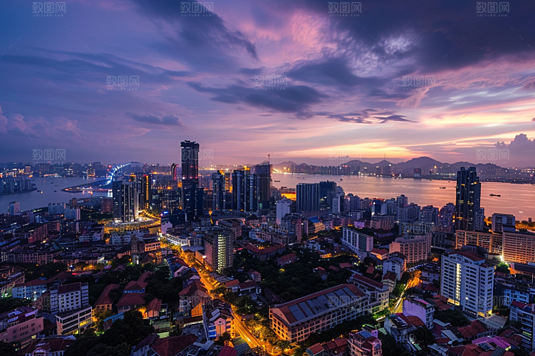厦门旅游景观目的地摄影图