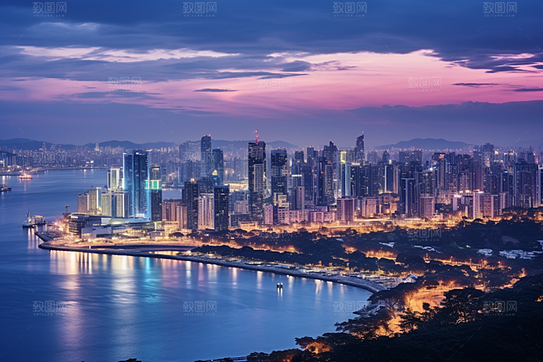 厦门旅游景观城市摄影图