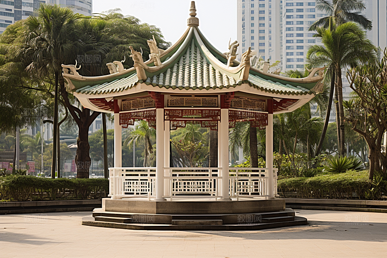 厦门旅游城市海边城市摄影图