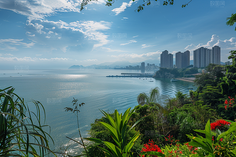 厦门旅游风光都市漫步摄影图