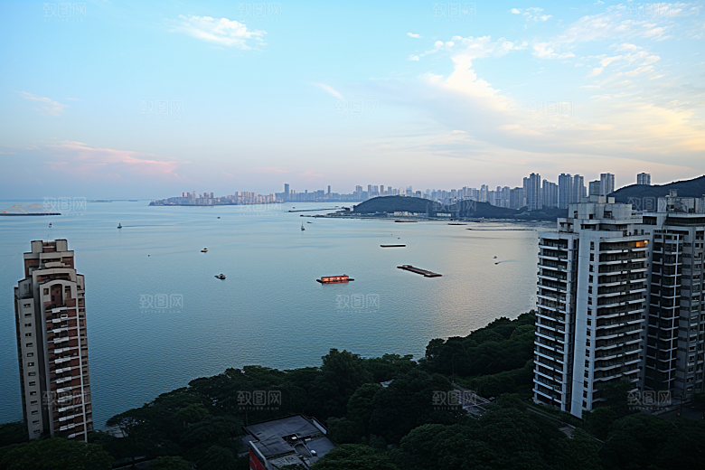 厦门旅游citywalk高清摄影图