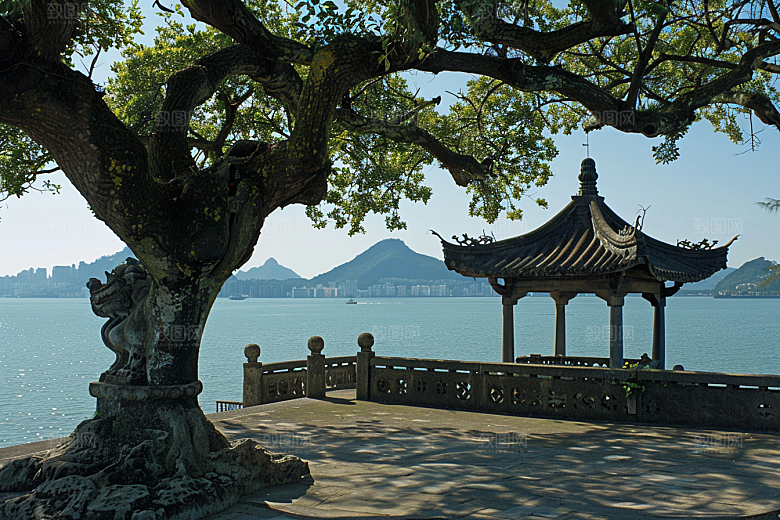 厦门旅游海边城市目的地摄影图