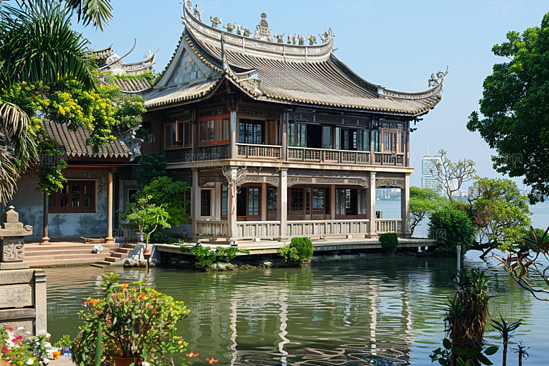 厦门旅游目的地城市摄影图
