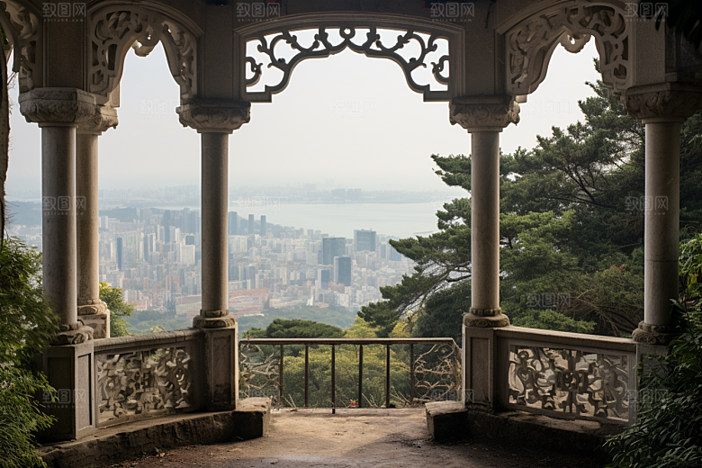 厦门旅游都市漫步风光摄影图