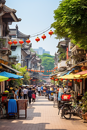 厦门旅游citywalk高清摄影图