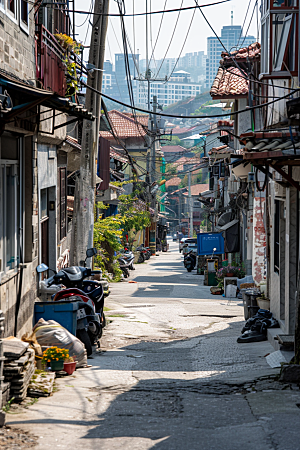 厦门旅游国内游海边城市摄影图
