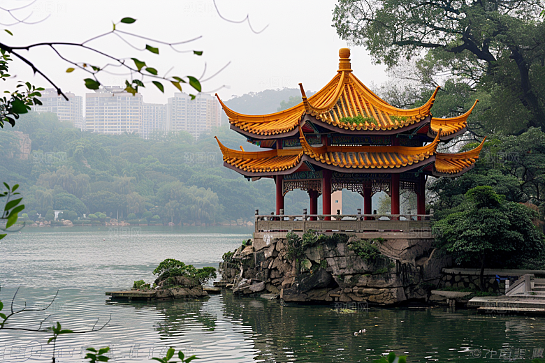 厦门旅游城市都市漫步摄影图