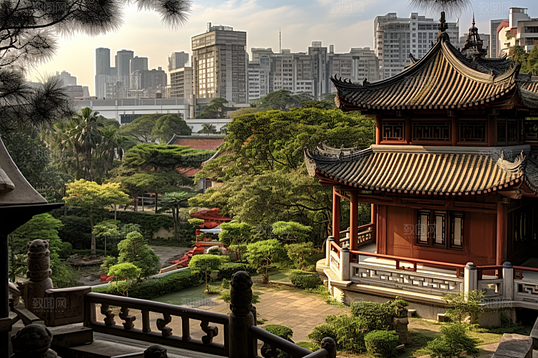 厦门旅游景色地标摄影图