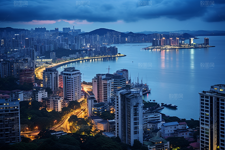 厦门旅游闽南城市摄影图