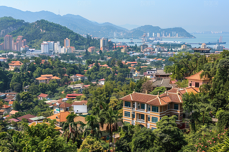 厦门旅游城市旅行摄影图
