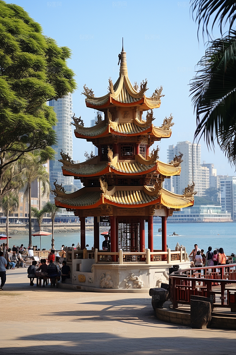 厦门旅游风光景色摄影图