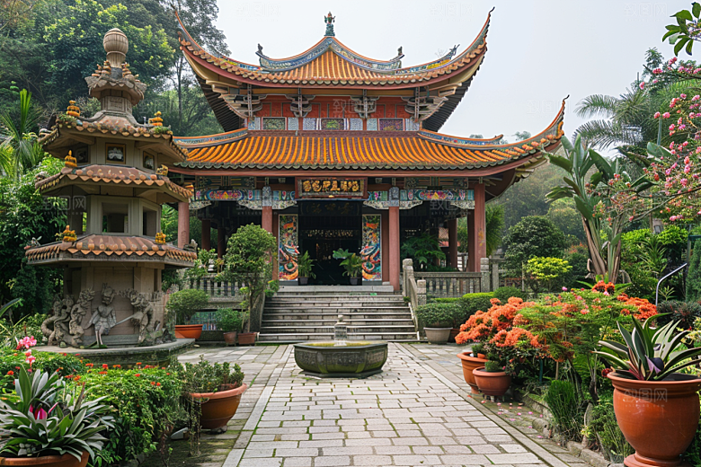 厦门旅游城市景色摄影图