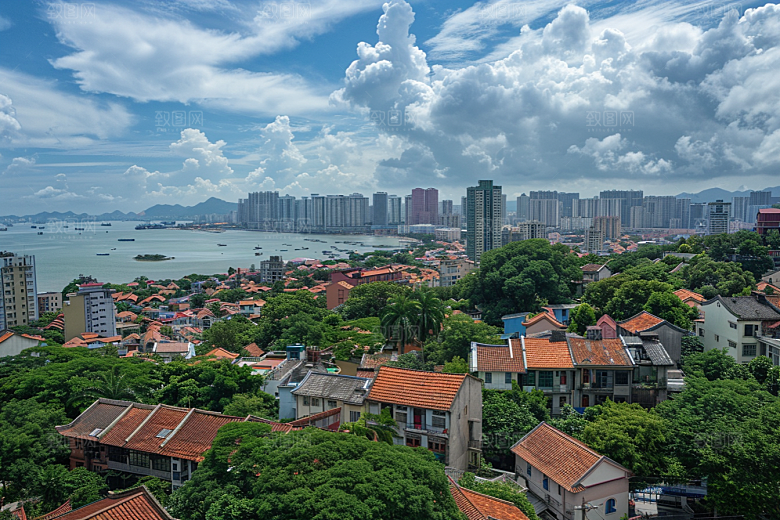 厦门旅游城市目的地摄影图