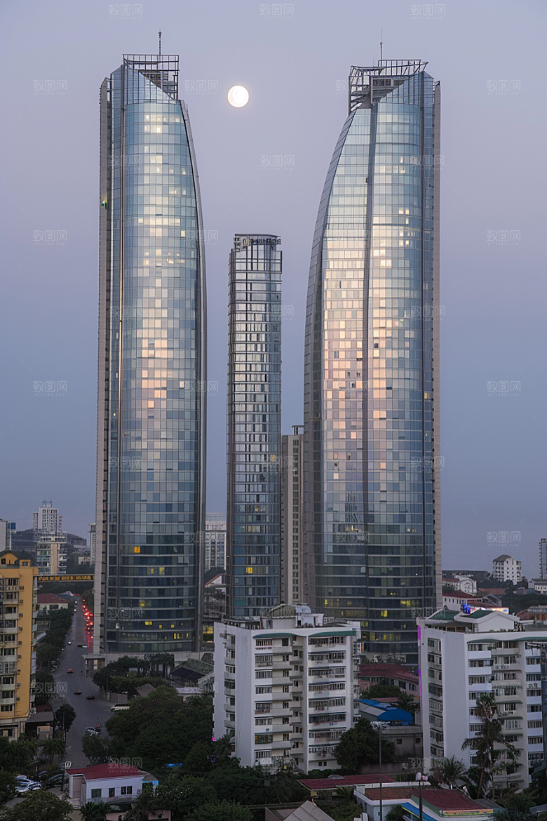 厦门旅游风光海边城市摄影图