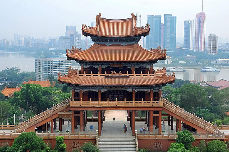 厦门旅游都市漫步风光摄影图