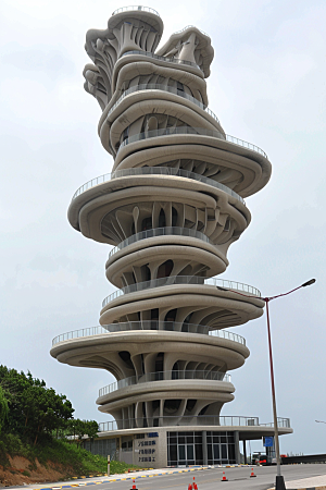 厦门旅游地标海边城市摄影图