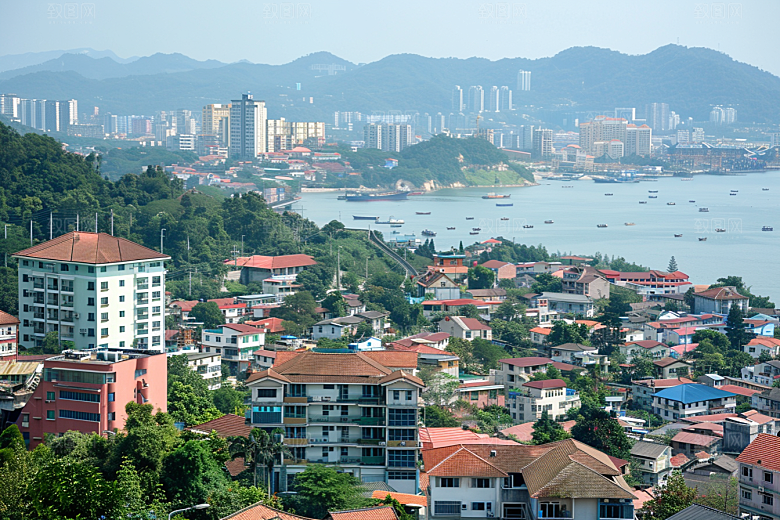 厦门旅游海边城市国内游摄影图
