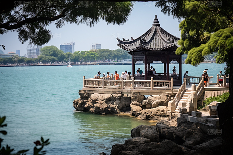 厦门旅游景色闽南摄影图