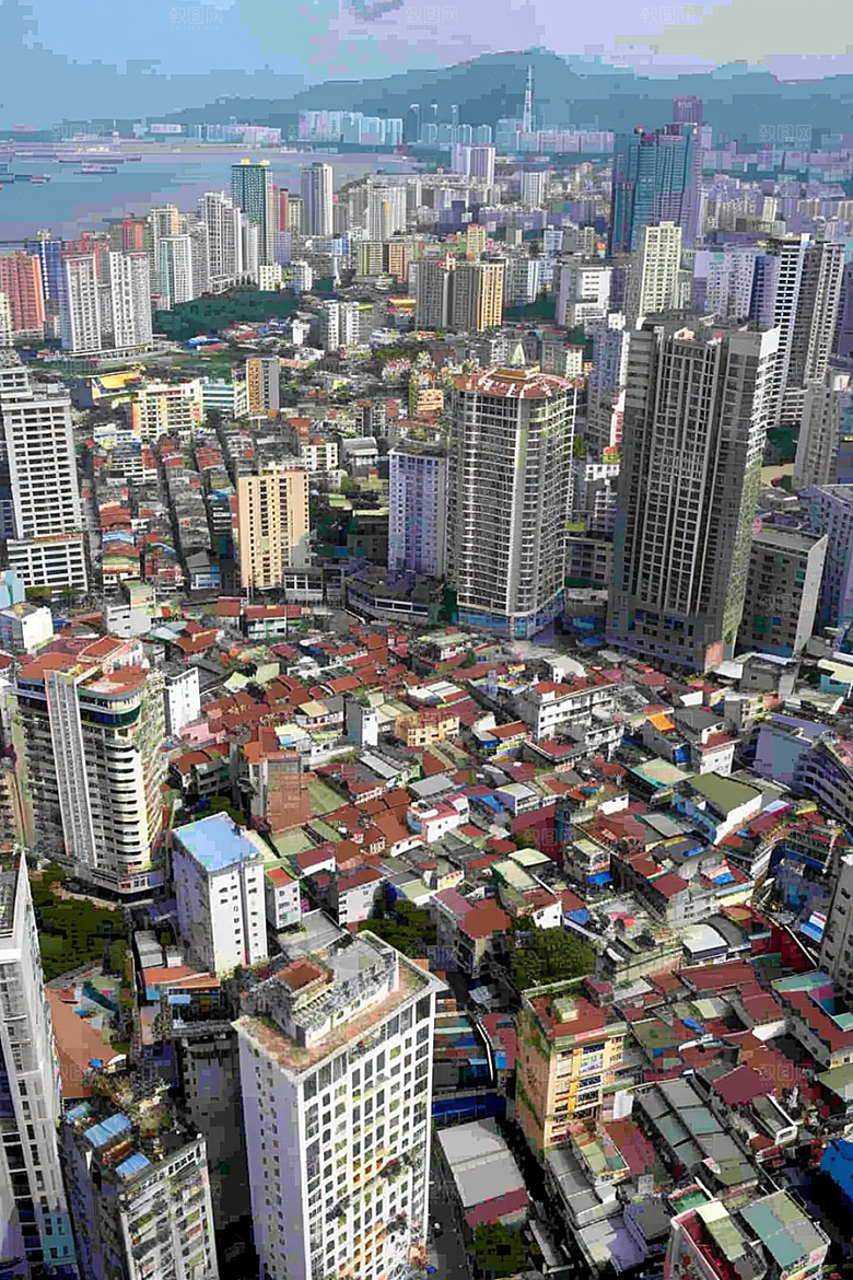 厦门旅游海边城市目的地摄影图