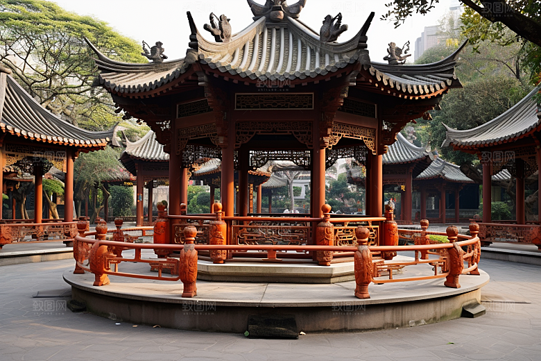 厦门旅游风光都市漫步摄影图