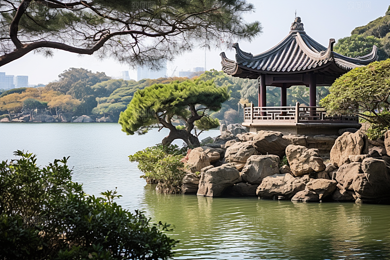 厦门旅游海边城市目的地摄影图