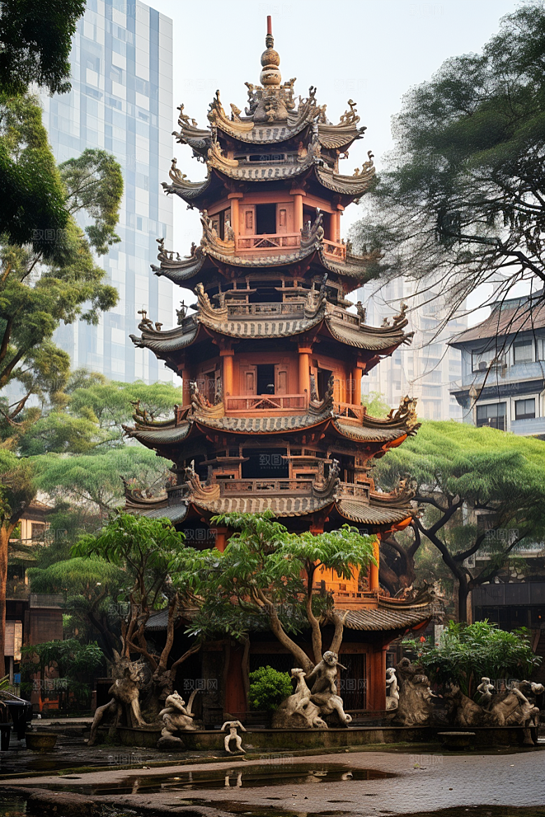 厦门旅游citywalk地标摄影图