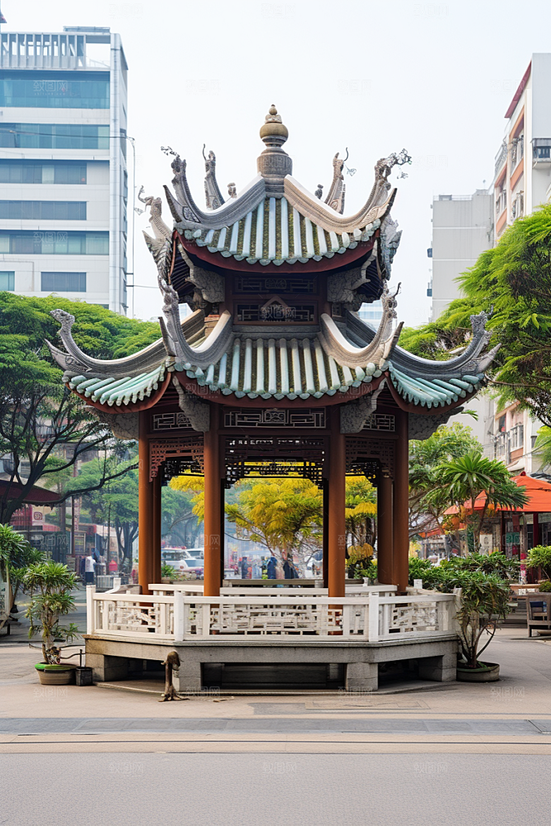 厦门旅游城市海边城市摄影图