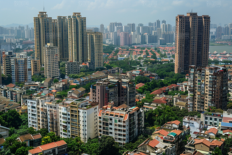 厦门旅游城市海边城市摄影图
