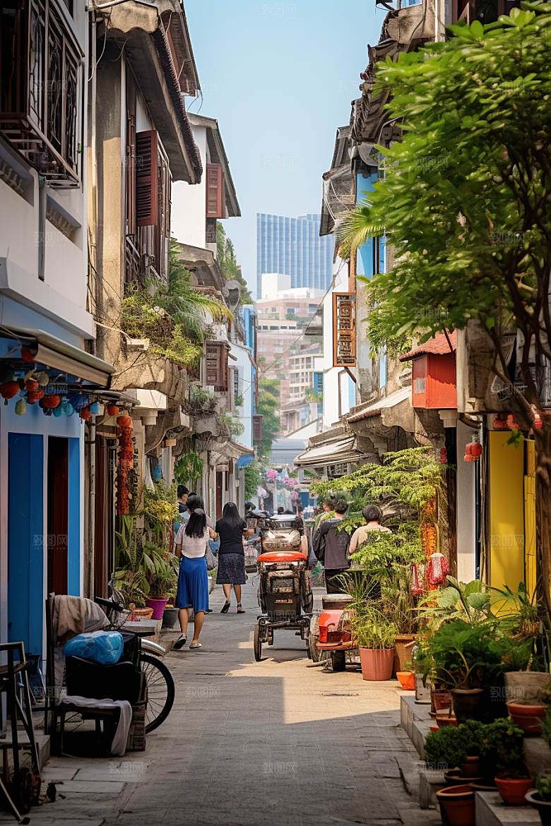 厦门旅游景色闽南摄影图