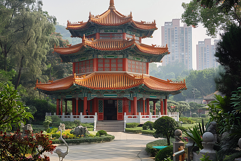 厦门旅游都市漫步闽南摄影图