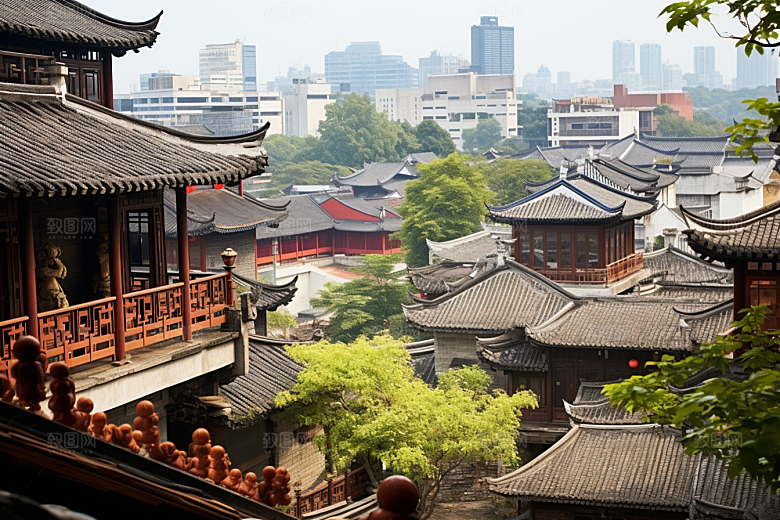 厦门旅游海边城市地标摄影图