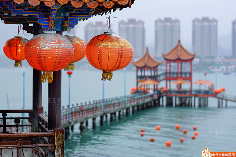 厦门旅游海边城市目的地摄影图