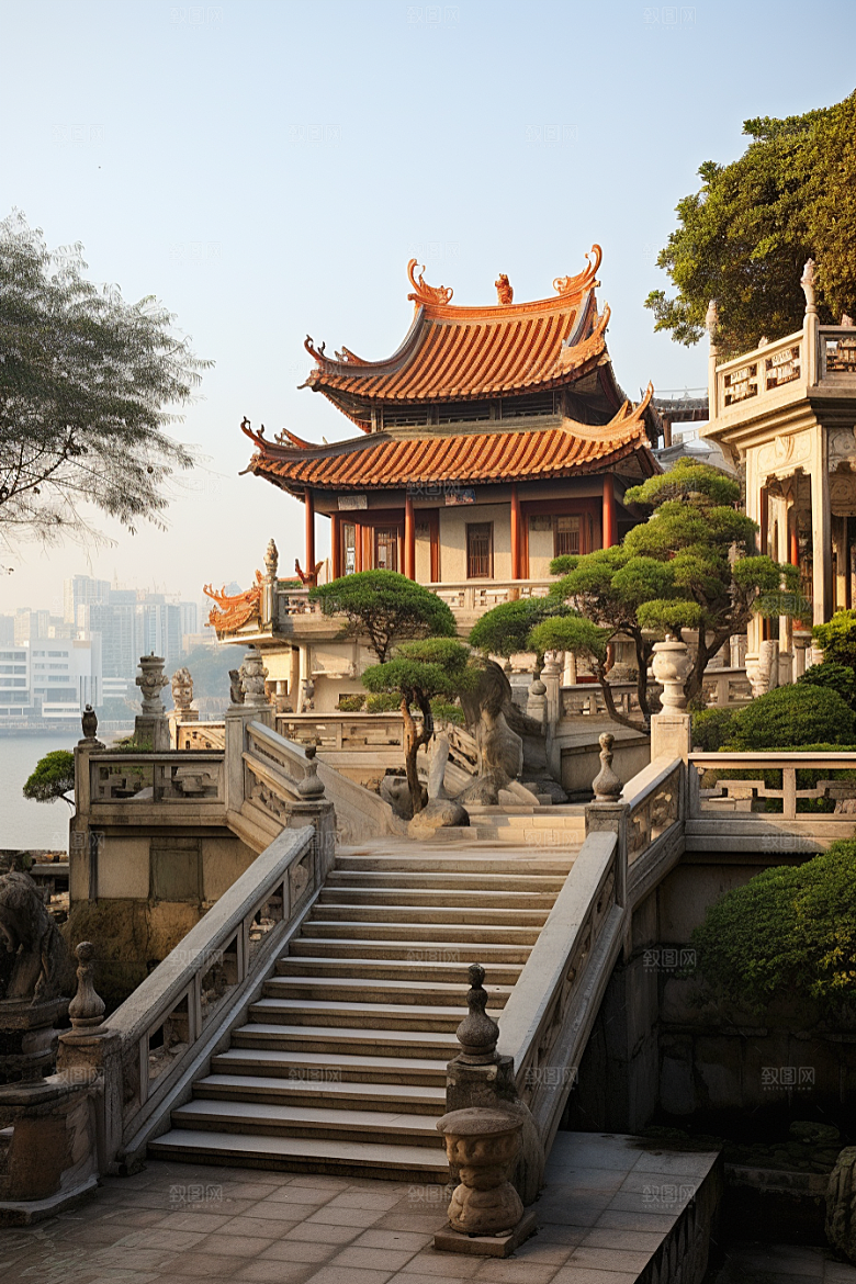 厦门旅游景色都市漫步摄影图