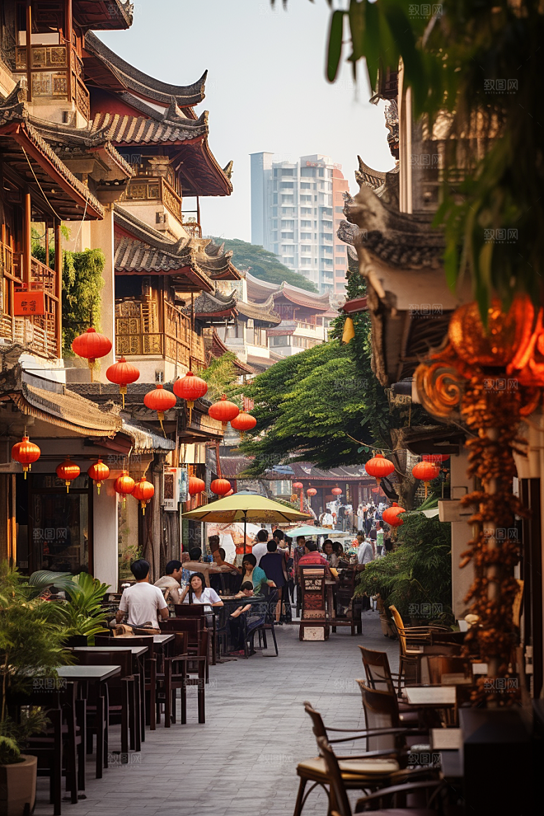 厦门旅游城市闽南摄影图
