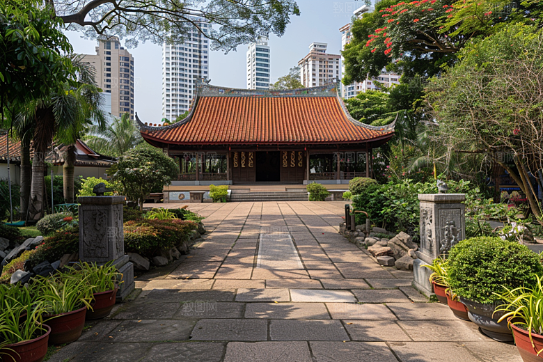 厦门旅游都市漫步海边城市摄影图