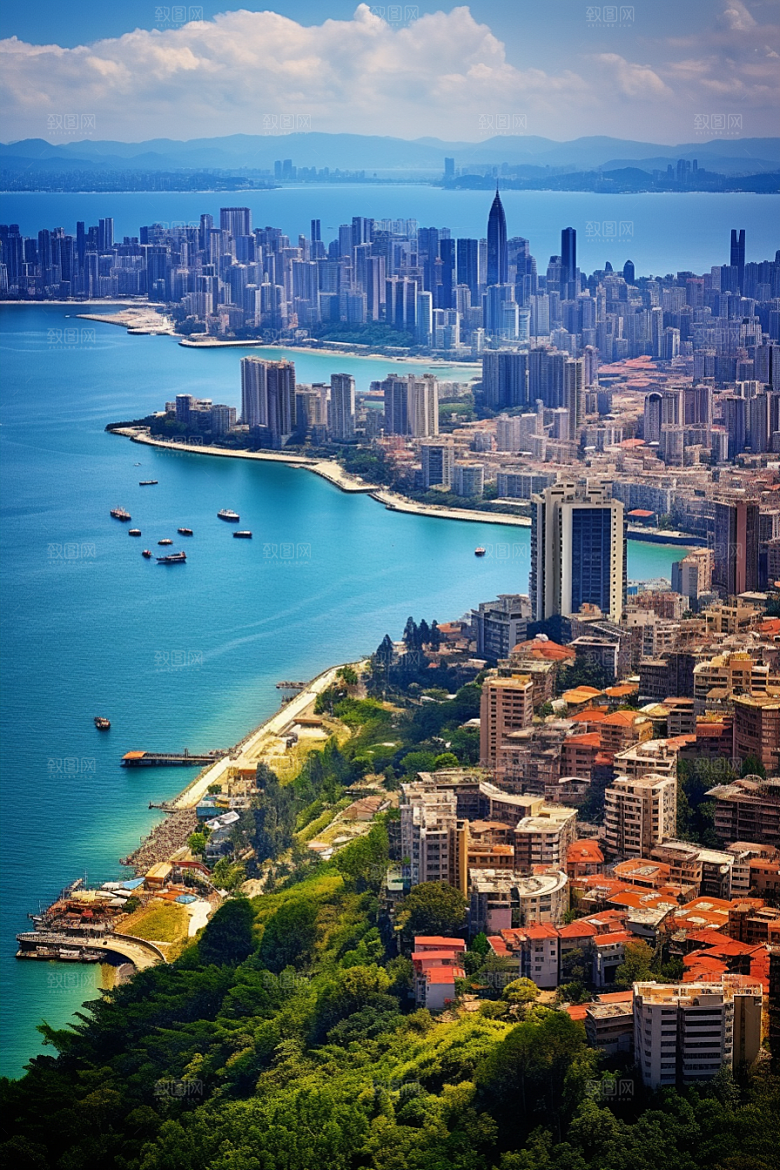 厦门旅游地标城市摄影图