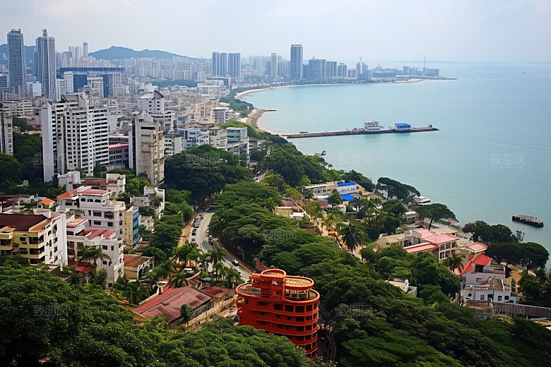 厦门旅游自由行都市漫步摄影图