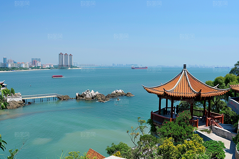 厦门旅游citywalk景色摄影图