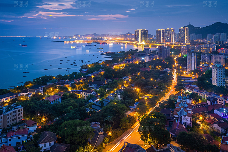 厦门旅游城市自由行摄影图